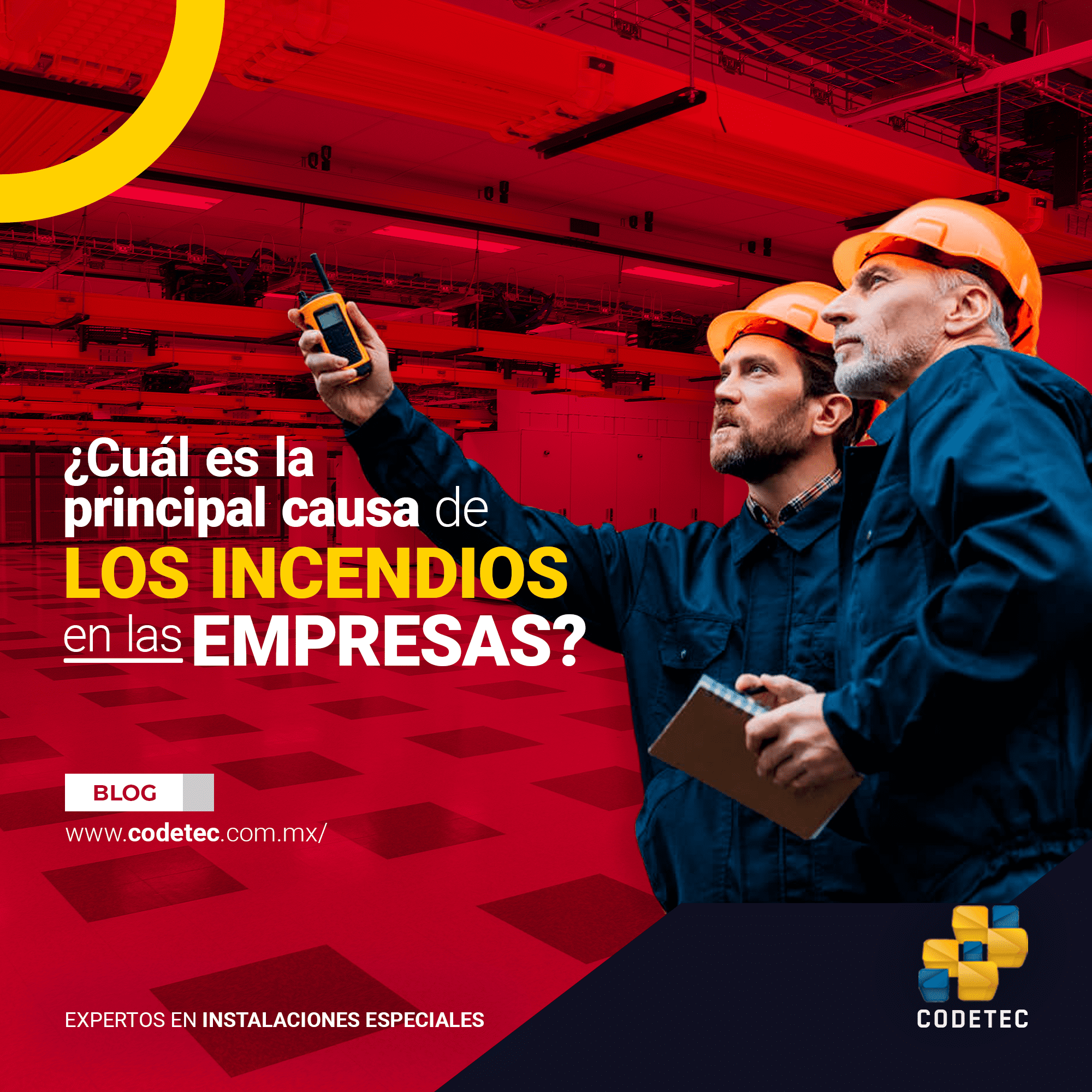 ¿Cuál es la principal causa de los incendios en las empresas?